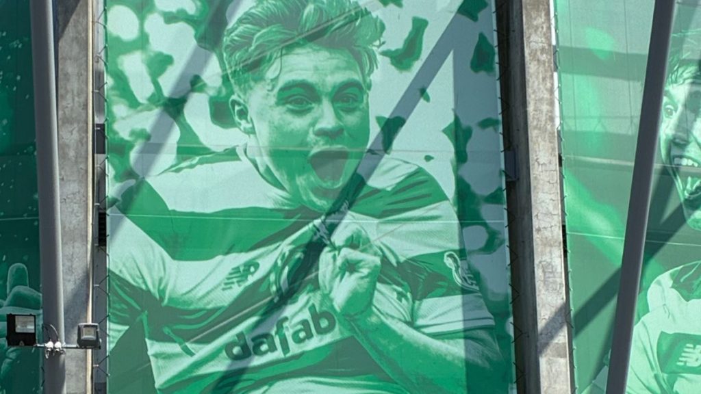 picture of James Forrest celebrating